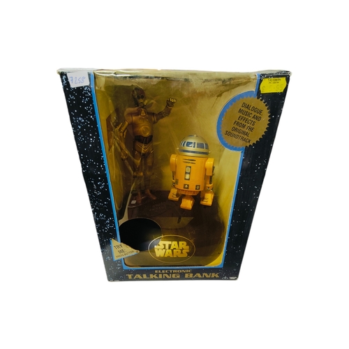 300 - BOXED STARWARS ELECTRONIC TALKING BANK