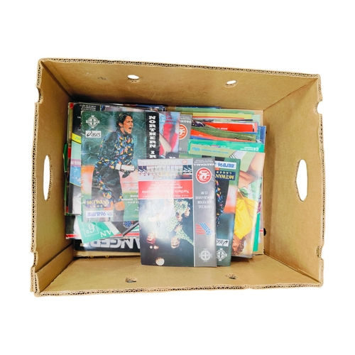 37 - BOX OF FOOTBALL PROGRAMMES