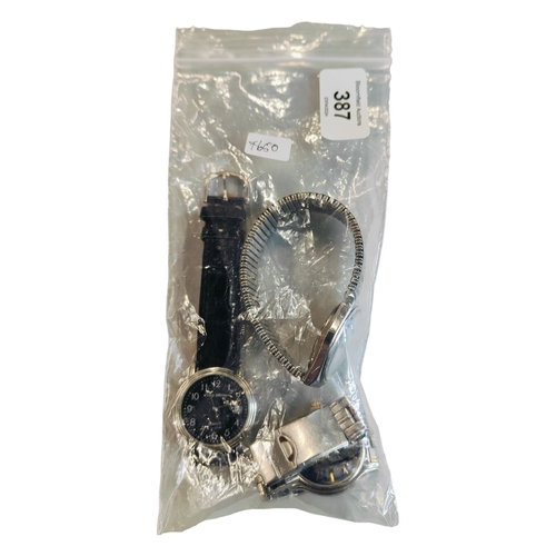 387 - 3 WATCHES