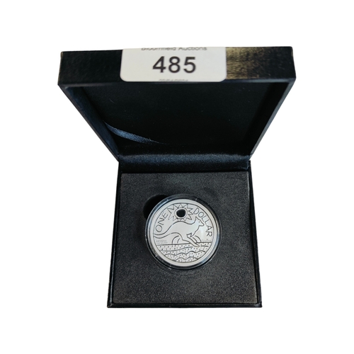 485 - SILVER ONE OUNCE DOLLAR AUSTRALIA 2009