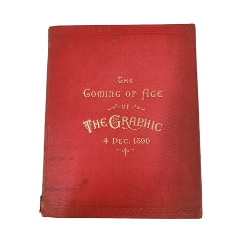 125 - ANTIQUE BOOK: THE COMING OF AGE THE GRAPHIC 1890