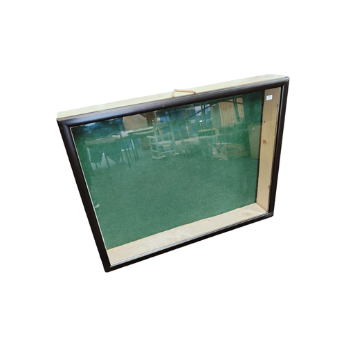 33 - GLAZED DISPLAY CASE 25.5