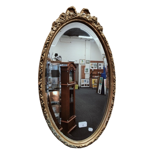 4 - VINTAGE GILT FRAMED MIRROR