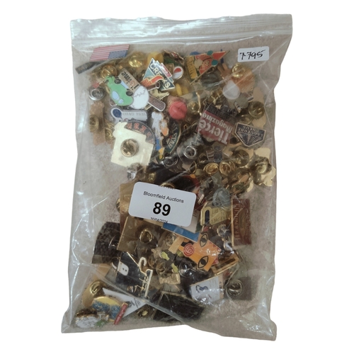 89 - BAG OF COLLECTORS BADGES