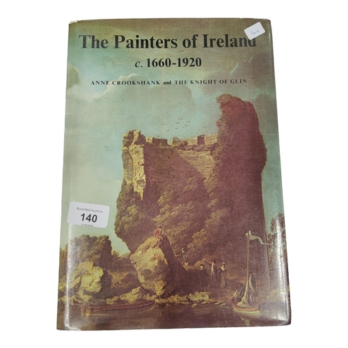 140 - BOOK THE PAINTERS OF IRELAND 1660-1920