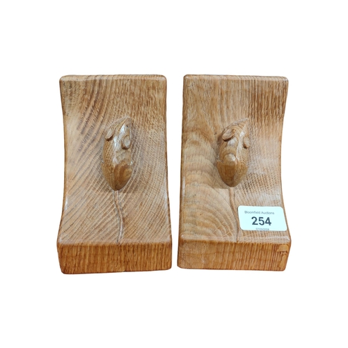 254 - PAIR OF THOMAS MOUSEMAN BOOKENDS