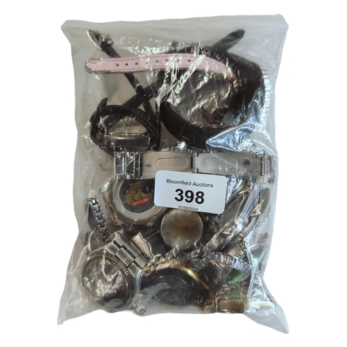 398 - BAG OF WATCHES