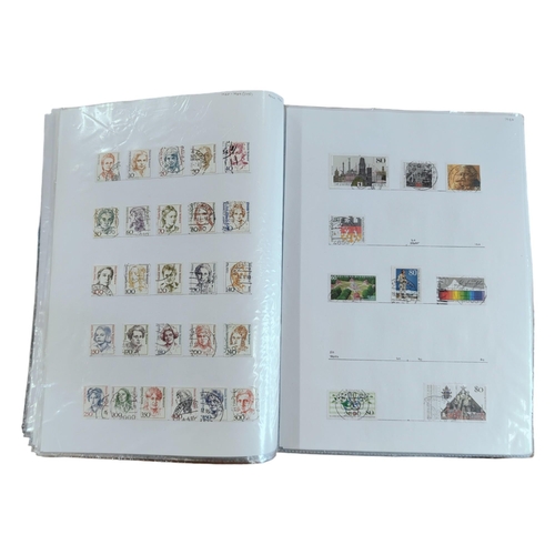 423 - 2 X FOLDERS OF STAMPS - GERMANY 1949 - 1999