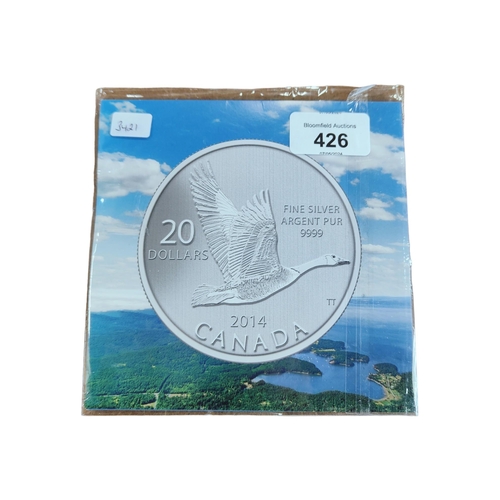 426 - CANADA 20 DOLLAR FINE SILVER COIN PACK