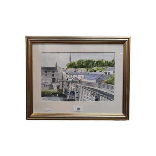 60 - WATERCOLOUR WITH HISTORY - LISBURN