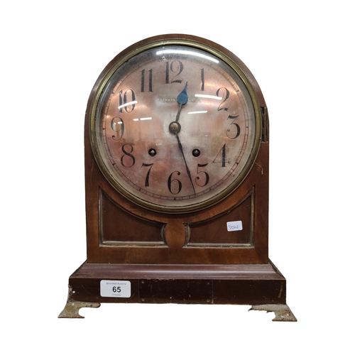 65 - ANTIQUE BRACKET CLOCK