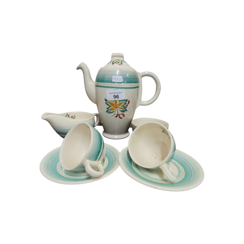 96 - VINTAGE GRINDLEY TEA FOR TWO TEA SET