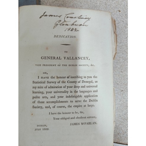 95 - RARE ANTIQUE IRISH BOOK: SURVEYS OF DONEGAL AND TYRONE 1802