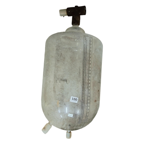 100 - LARGE VINTAGE MILKING PARLOUR GLASS BOTTLE