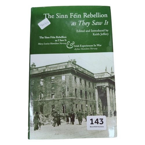 143 - BOOK THE SINN FEIN REBELLION