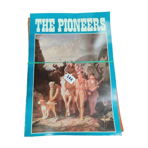 144 - 3 LARGE ART BOOKS - THE PIONEERS, ANIMALS & BATTLE