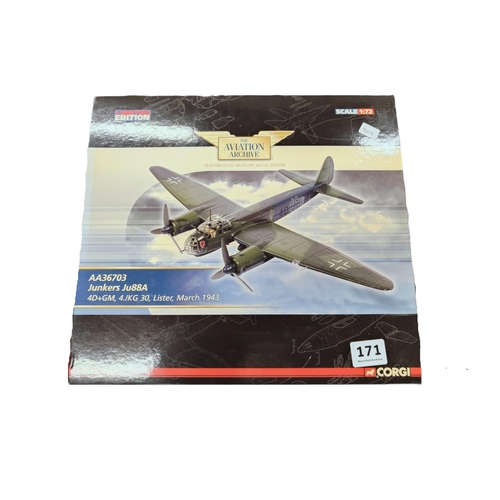 171 - CORGI LIMITED EDITION JUNKERS JU88A