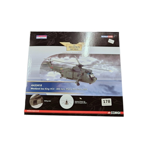 178 - CORGI LIMITED EDITION WESTLAND SEA KING