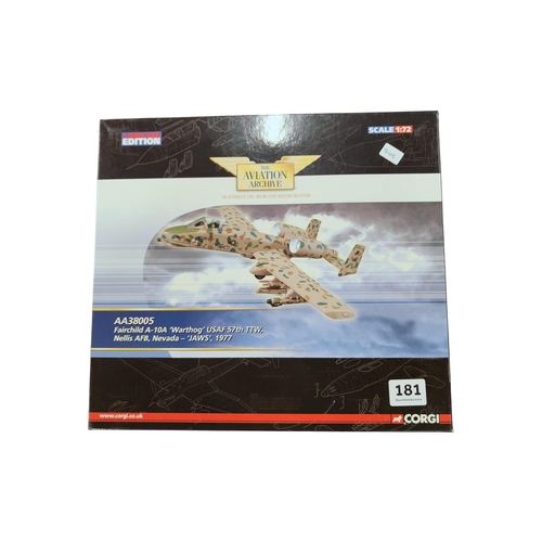 181 - CORGI LIMITED EDITION FAIRCHILD WARTHOG