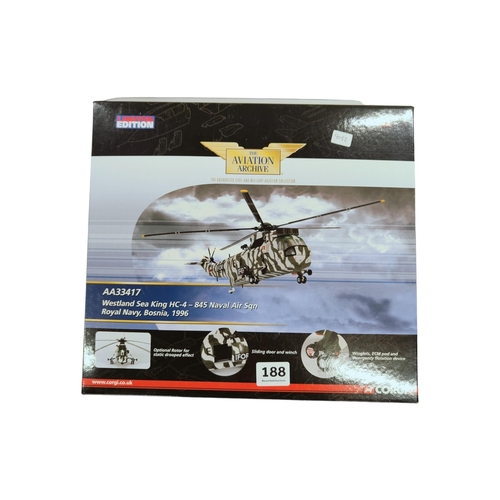 188 - CORGI AVIATION LIMITED EDITION WESTLAND SEA KING