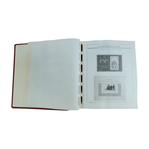 356 - 4 X STAMP ALBUMS TO INCLUDE GERMAN