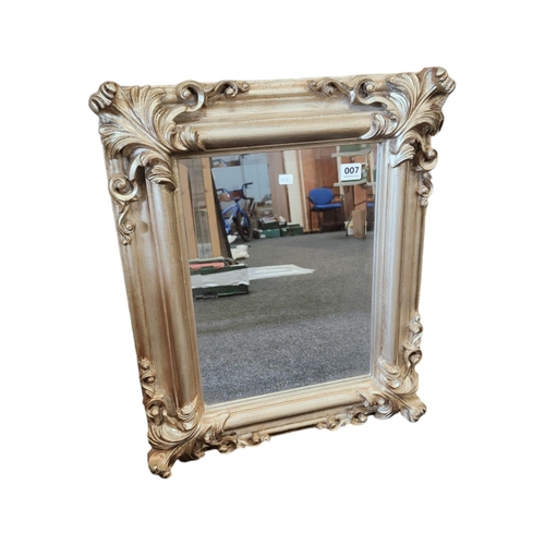 7 - GILT FRAMED MIRROR