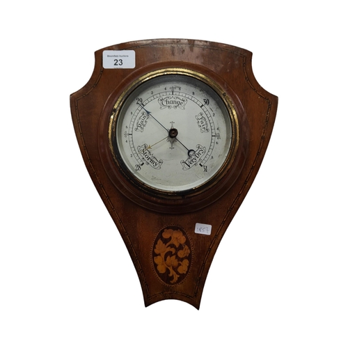 23 - INLAID BAROMETER