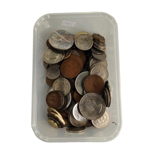 327 - BOX OF COINS