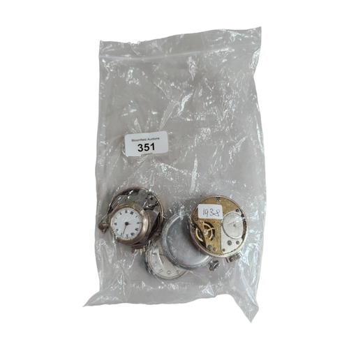 351 - BAG OF POCKET WATCHES