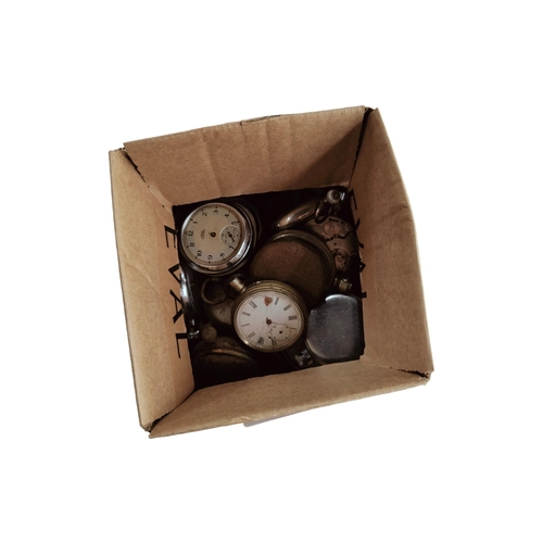 355 - LARGE QUANTITY POCKETWATCHES, PARTS, CASES ETC