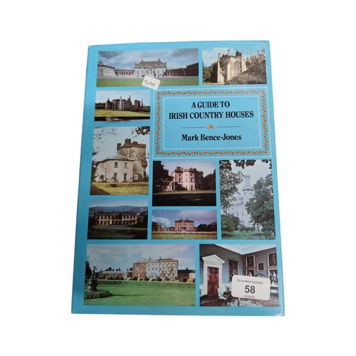 58 - BOOK A GUIDE TO IRISH COUNTRY HOUSES