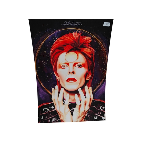 70 - ZIGGY STARDUST POSTER 49CM X 70CM