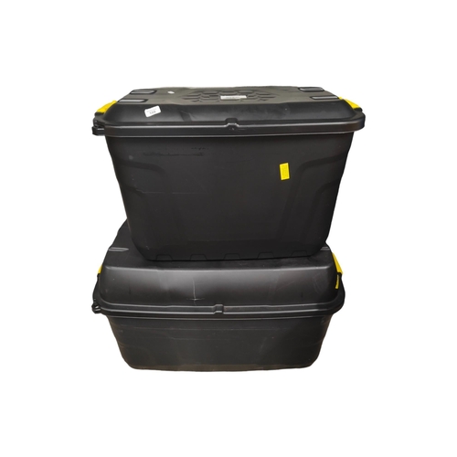 109 - 2 EXTRA LARGE STORAGE CONTAINERS