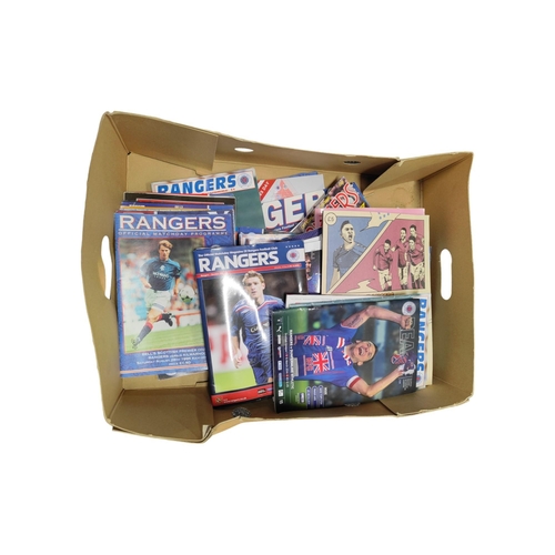 115 - COLLECTION OF RANGERS PROGRAMMES