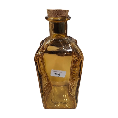 124 - LARGE DISPLAY GLASS SCENT BOTTLE