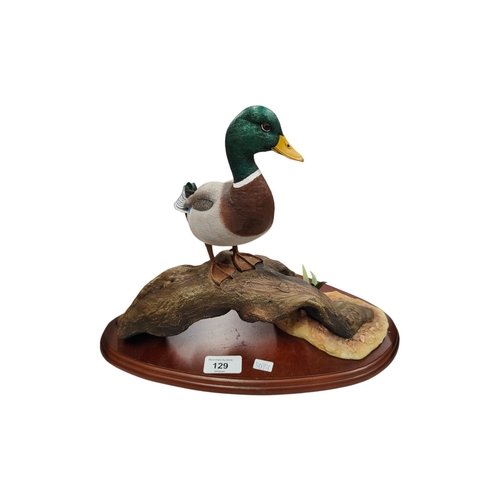 129 - BOARDER FINE ARTS DUCK FIGURE