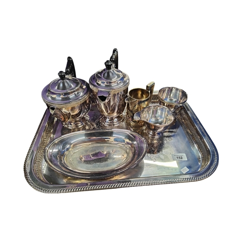 152 - EPNS TEASET AND TRAY