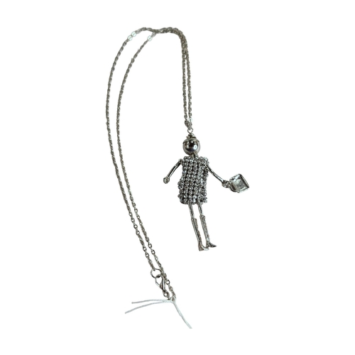 333 - DESIGNER CRYSTAL DOLL ON CHAIN