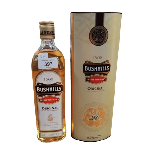 397 - BOTTLE OF BUSHMILLS IRISH WHISKEY 400 YEAR ANNIVERSARY