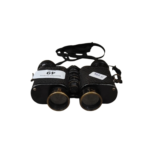 49 - PAIR OF SMALL BINOCULARS G.FOURNIER PARIS TELEPAX 8X