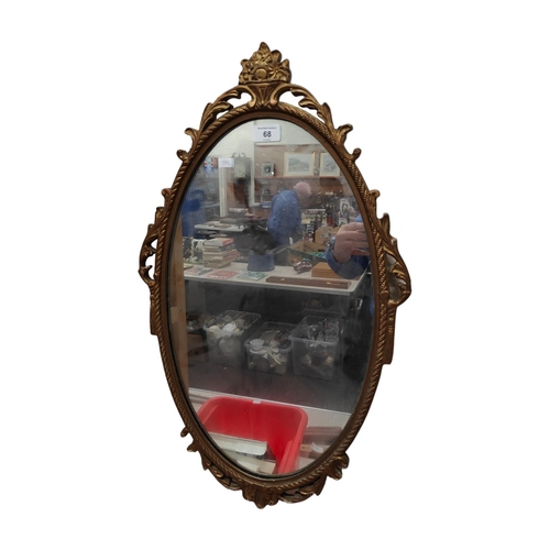 68 - GILT MIRROR