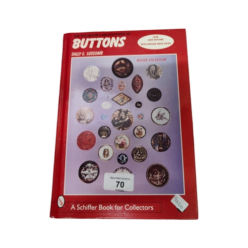 70 - COLLECTORS BOOK ON BUTTONS