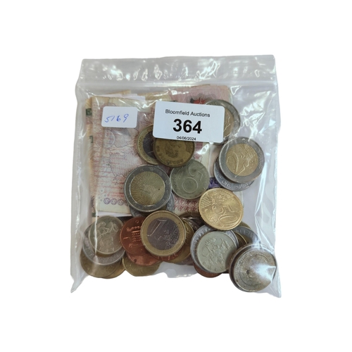 364 - BAG OF CURRENCY