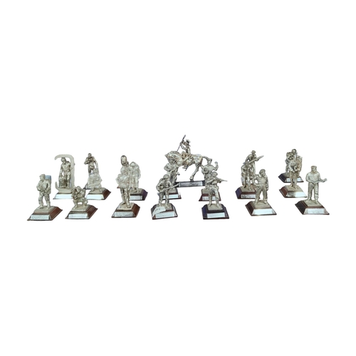 382 - QUANTITY OF MILITARY FIGURES BY ROYAL HAMPSHIRE TO INCLUDE 16 D-DAY FIGURES FROM VARIOUS REGIMENTS