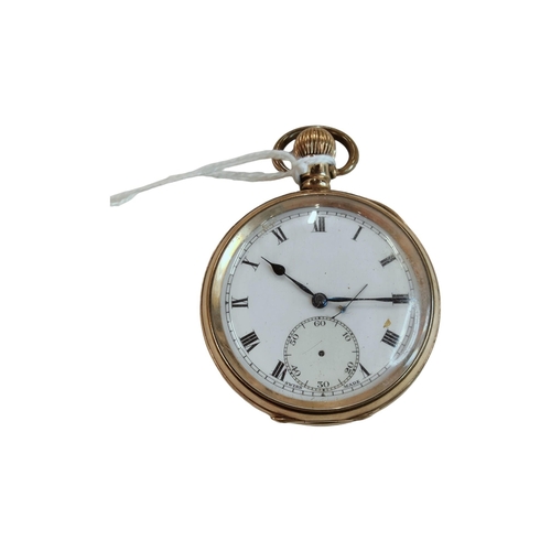 385 - GOLD PLATED POCKET WATCH