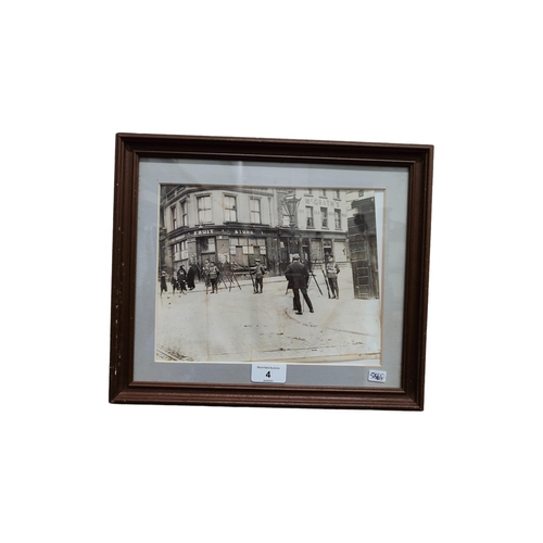 4 - ORIGINAL 1922 PHOTO OF BELFAST RIOTS