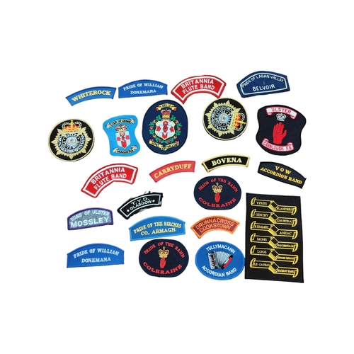 400 - QUANTITY OF VINTAGE LOYALIST EMBROIDERED BADGES