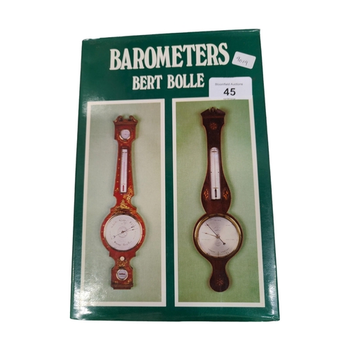 45 - BOOK ON BAROMETERS