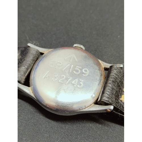 389 - VINTAGE MILITARY OMEGA WRISTWATCH