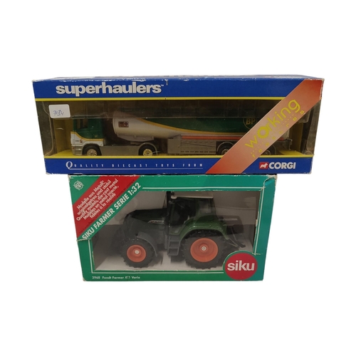 109 - CORGI SUPERHAULER & SIKU FARMER SERIES MODEL TOYS